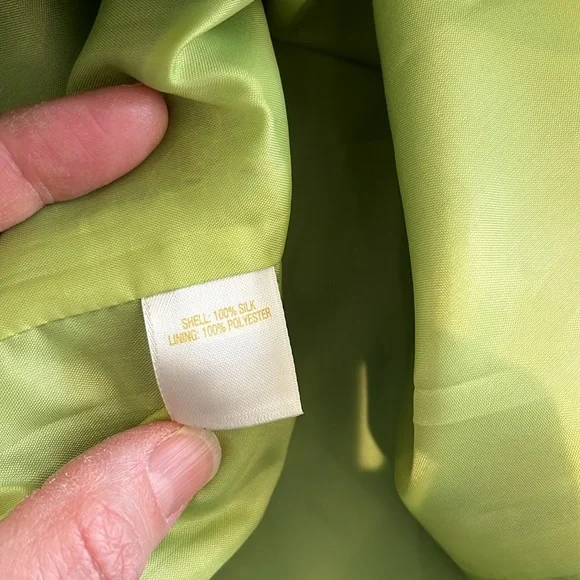 Kate Spade Kelly green strapless silk dress New York peacock way Kay 12 - Picture 8 of 14